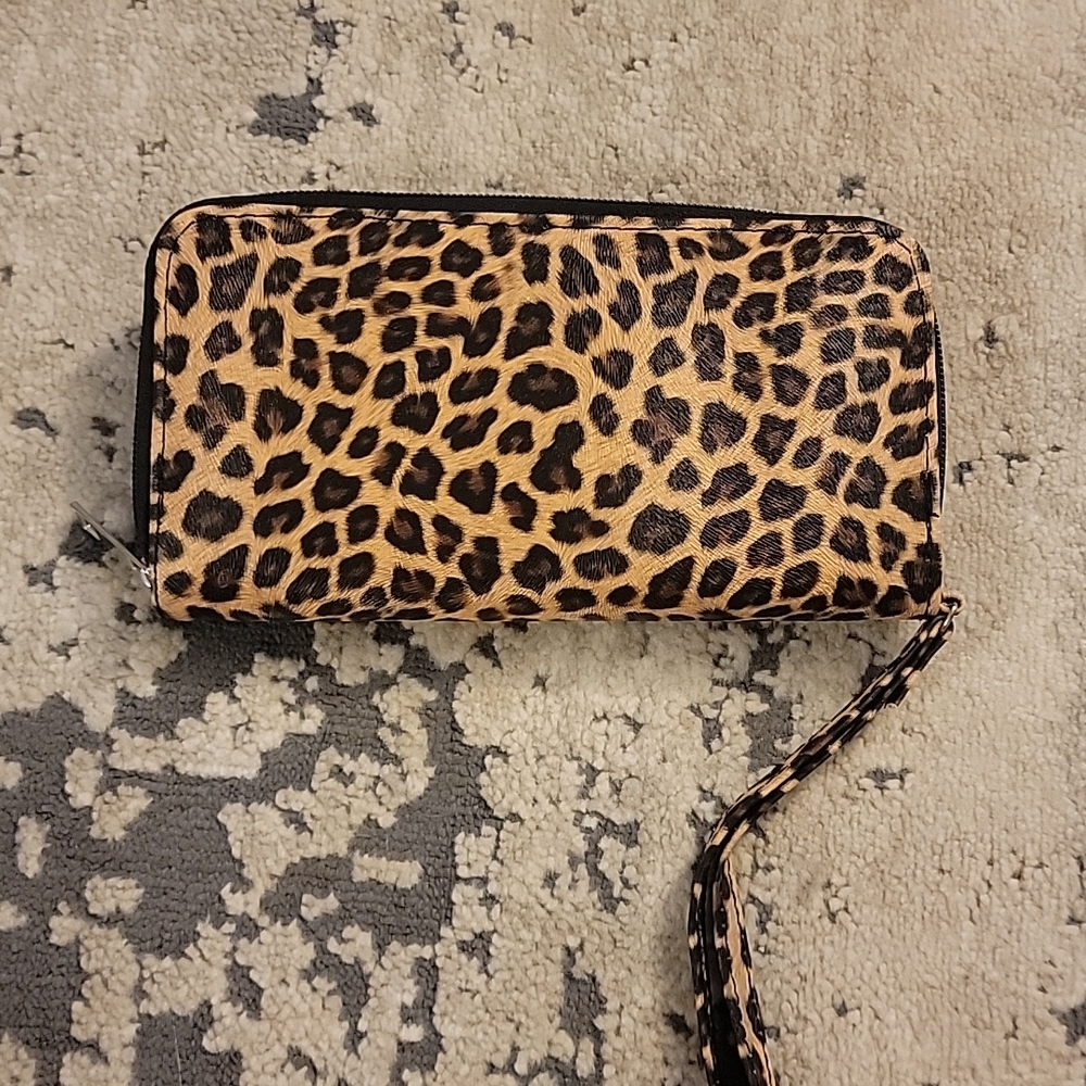 Animal print wallet
